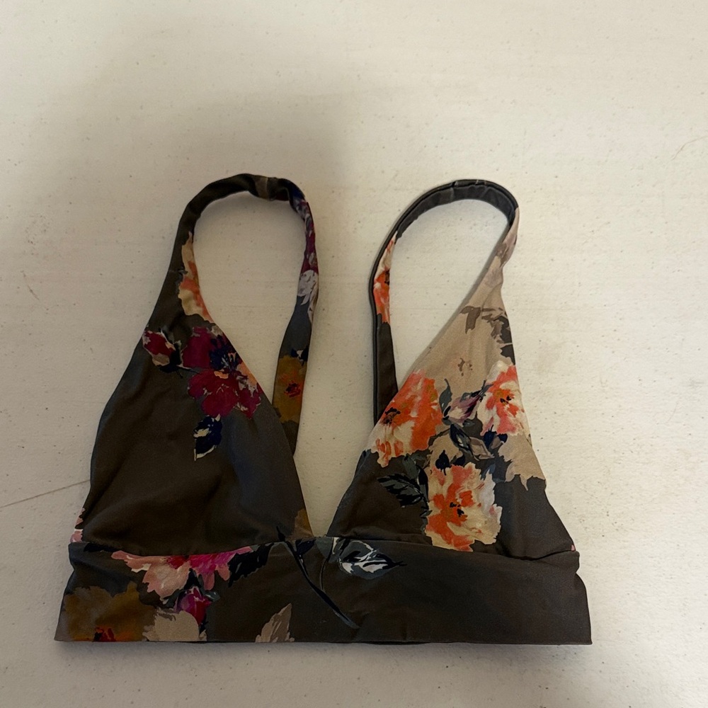Boys + Arrows Floral Bikini Top - Multicolor